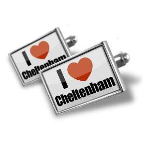 Cufflinks I Love Cheltenham, regional South West England, England 