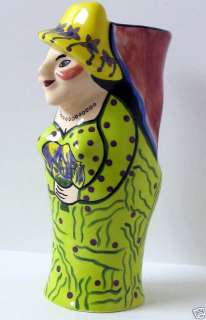 Charma Designs McGovney Camarot Ceramic 3D Lady Vase  