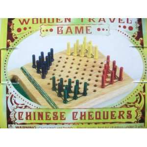  Wooden Travel Chinese Chequers Toys & Games