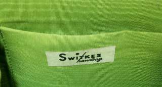 Vintage Needlepoint Bag Purse Switkes Beige/& Colors 1977 Lime Green 