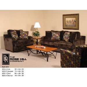 Rose Hill Furniture 3200 3 Piece Sofa, Accent Chair and Accent Ottoman 