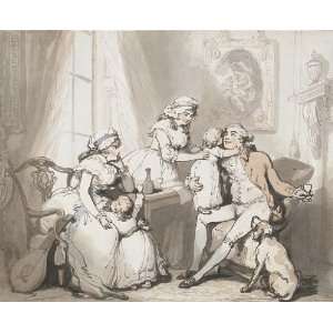  FRAMED oil paintings   Thomas Rowlandson   24 x 20 inches 