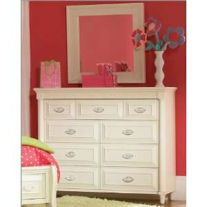  Aspenhome Chesser and Mirror Young Classics in White ASI87 