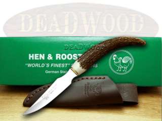 HEN & ROOSTER AND Stag Bowie Fixed Blade Knife Knives  