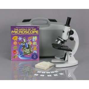 40x 640x Optical Glass Lens All Metal Student Microscope + Microscope 
