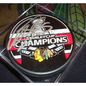  Autographed Brent Sopel Puck   * * STANLEY cup w COA 