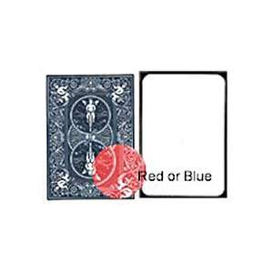   Blank Face, Bike Poker   Blue   Card / Gaff Magic