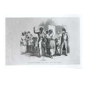 Sold Away from His Family, Frontispiece from The Childs Anti Slavery 