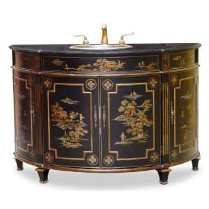  Chinoiserie Victorian Vanity Cabinet