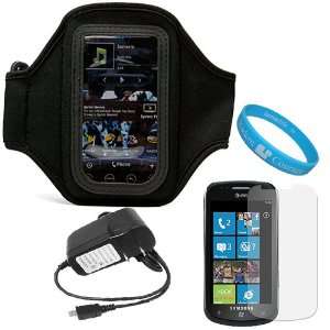 Durable Neoprene Exercise Workout Armband for AT&T Samsung Focus i917 