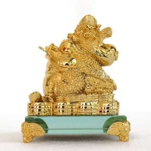  Golden Money Frog Carrying Bai Choi 
