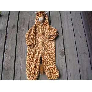 Giraffe Toddler Plush Animal Halloween Costume ; S 36 ; Fits Sizes 2 