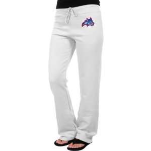  Stony Brook Seawolves Ladies White Logo Applique Sweatpant 