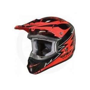  Fly Racing Kinetic Helmet , Size XS, Color Black/Red 