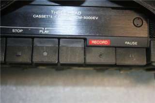 SONY TCM 5000EV 3 Head Portable Cassette Recorder  