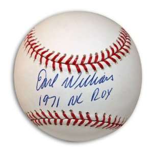   Baseball inscribed 1971 NL ROY 