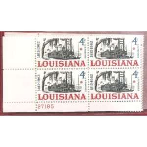 Stamps US Louisiana Satehood Sesquicentennial Scott 1197 MNH Block of 