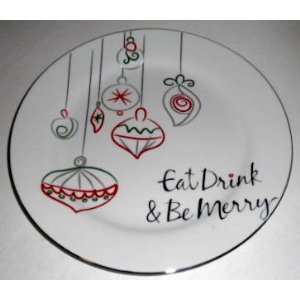  Eat, Drink & Be Merry   Christmas Holiday Fine China 