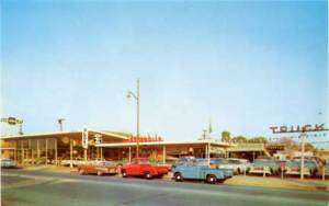 El Monte CA Oldsmobile Chevrolet Dealership Photograph  