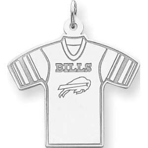  Sterling Silver NFL Buffalo Bills Football Jersey Charm Jewelry