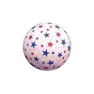  Red Lion Stars Soccer Balls (Sizes 3,4,5) WHITE WITH RED 
