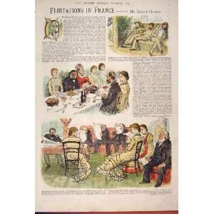   Flirtations France Sketches Story Chumley Thames 1879
