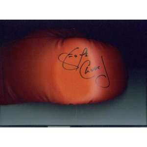  GEORGE CHUVALO SIGNED AUTOGRAPHED BOXING GLOVE FOUGHT ALI 