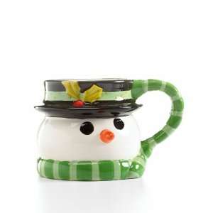  Oneida Dinnerware, Christmas Cut Outs Snowman 3D Mug