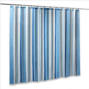  Elite Home Fashions Polyester Shower Curtain   Stripe 