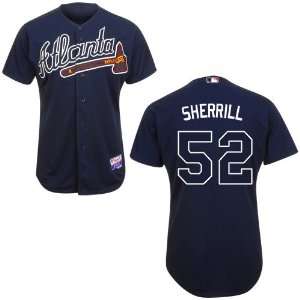 George Sherrill Atlanta Braves Authentic Alternate Cool Base Jersey By 
