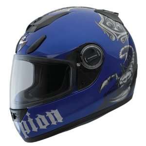  Scorpion EXO 700 Scorpion Full Face Helmet XX Large  Blue 