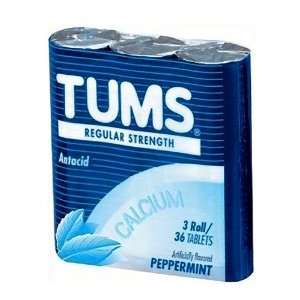  Tums Antacid, with Calcium, Regular Strength, Chewable Tablets 