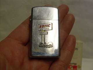 VINTAGE ZIPPO ADVERTISMENT LIGHTER SONIC DRIVE IN 1969  