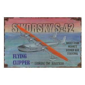  Customizable Sikorsky S 42 Flying Clipper Vintage Style 