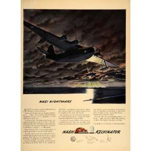  1942 Ad WW2 U.S. Navy Vought Sikorsky Flying Boat Plane 