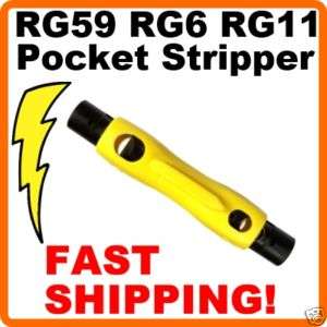 RG11 RG7 RG6 RG59 Coaxial Cable Pocket Stripping Tool  