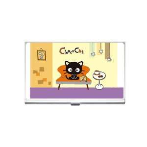  chococat black cat v4 Business Card Holder Everything 