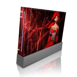 Ghost in the Game (Red) Design Skin Decal Sticker for Nintendo Wii 