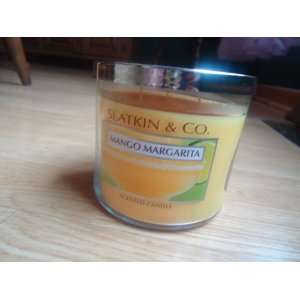 Slatkin & Co Mango Margarita 3 wick 14.5 oz scented jar candle Bath 