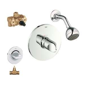  GROHE Veris Starlight Chrome 1 Handle Shower Faucet with 