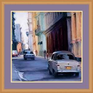 Slow Ride   Havana, Cuba by Keith Wicks   Framed Artwork 
