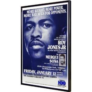  Roy Jones Jr. Vs Merqui Sosa 11x17 Framed Poster