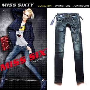 NEW Stunning Slim Zipper MISS SIXTY Ladys Cool Jeans  