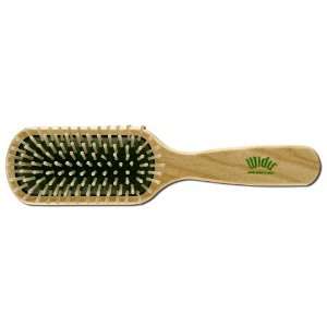 Widu Ash Wood Bristle Hairbrushes Large Pneumatic Rectangular Paddle