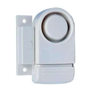  SlideAway Alarm White   Magnetic Door Alarm, 110 Decibel 
