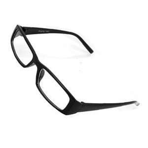   Black Plastic Full Rim Frame Clear Lens Glasses