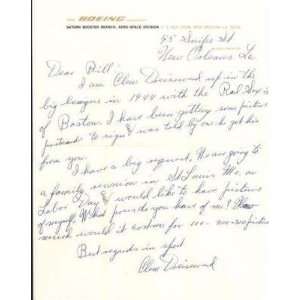  Clem Dreisewerd Hand Signed Letter W/envelope Psa Coa 