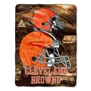  Cleveland Browns Royal Plush 804 Raschel NFL Blanket 60 