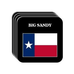 US State Flag   BIG SANDY, Texas (TX) Set of 4 Mini Mousepad Coasters