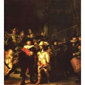   Poster Print   The vigil by Rembrandt 24 X 22 